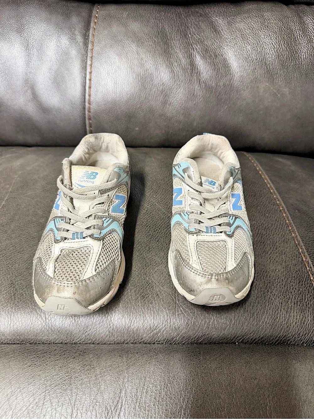New Balance 530 girls Gray & Blue Sneakers US 1